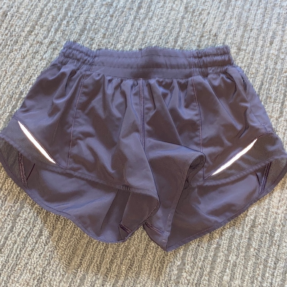 Purple/grey Hotty hot LULULEMON shorts